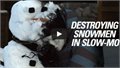 10 דרכים מקוריות להרוס בובת שלג